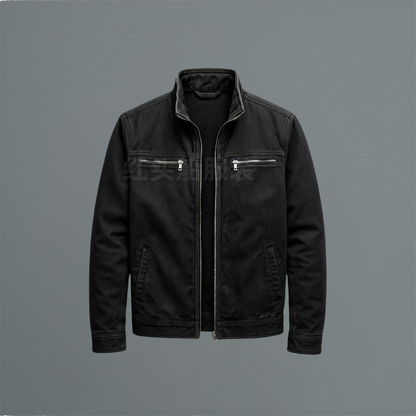 Chaqueta clásica de algodón para hombre