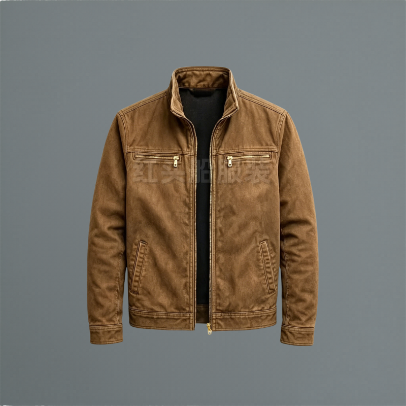Chaqueta clásica de algodón para hombre
