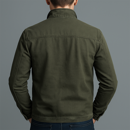 Chaqueta clásica de algodón para hombre