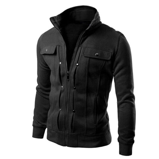 Chaqueta con Cremallera para Hombre | Chaqueta con Cuello Alto