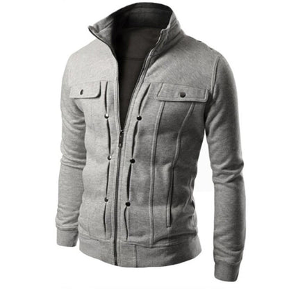Chaqueta con Cremallera para Hombre | Chaqueta con Cuello Alto