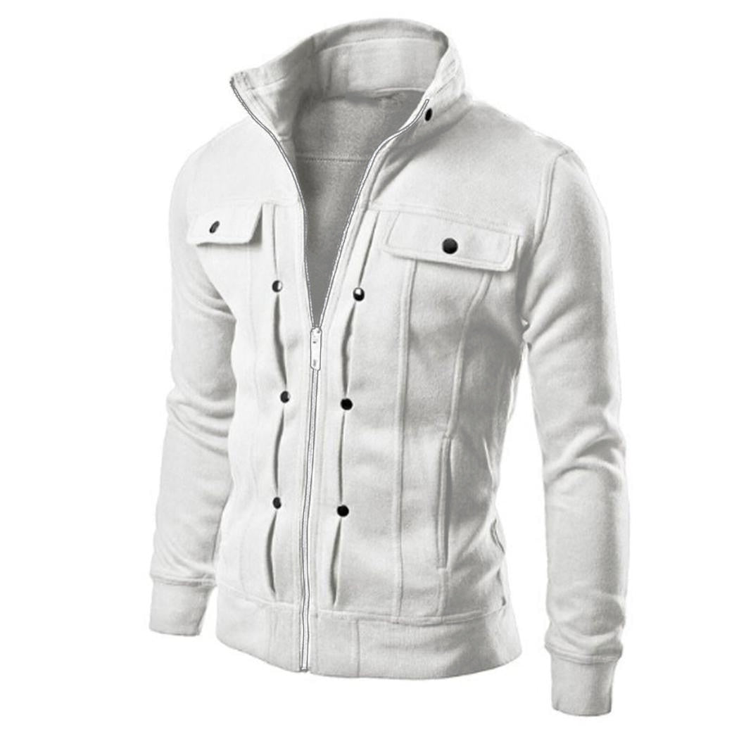 Chaqueta con Cremallera para Hombre | Chaqueta con Cuello Alto