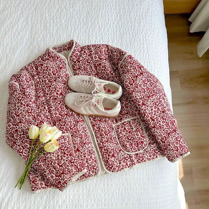 Chaqueta con estampado floral