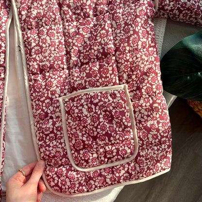 Chaqueta con estampado floral