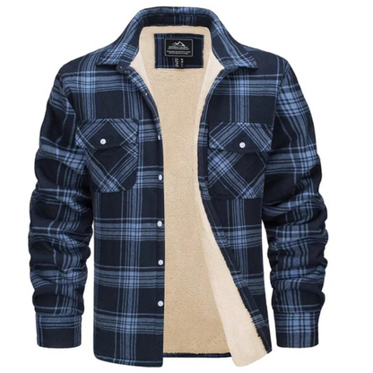 Chaqueta de Cuadros Forrada de Forro Polar VierraSol