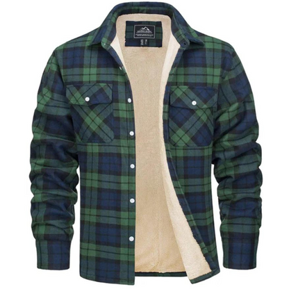 Chaqueta de Cuadros Forrada de Forro Polar VierraSol