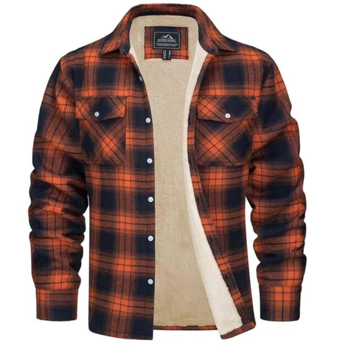 Chaqueta de Cuadros Forrada de Forro Polar VierraSol