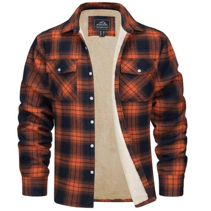 Chaqueta de Cuadros Forrada de Forro Polar VierraSol