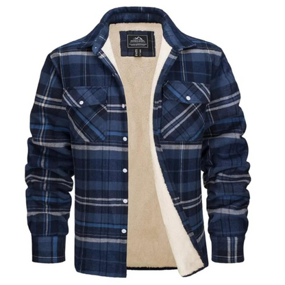 Chaqueta de Cuadros Forrada de Forro Polar VierraSol