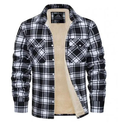 Chaqueta de Cuadros Forrada de Forro Polar VierraSol