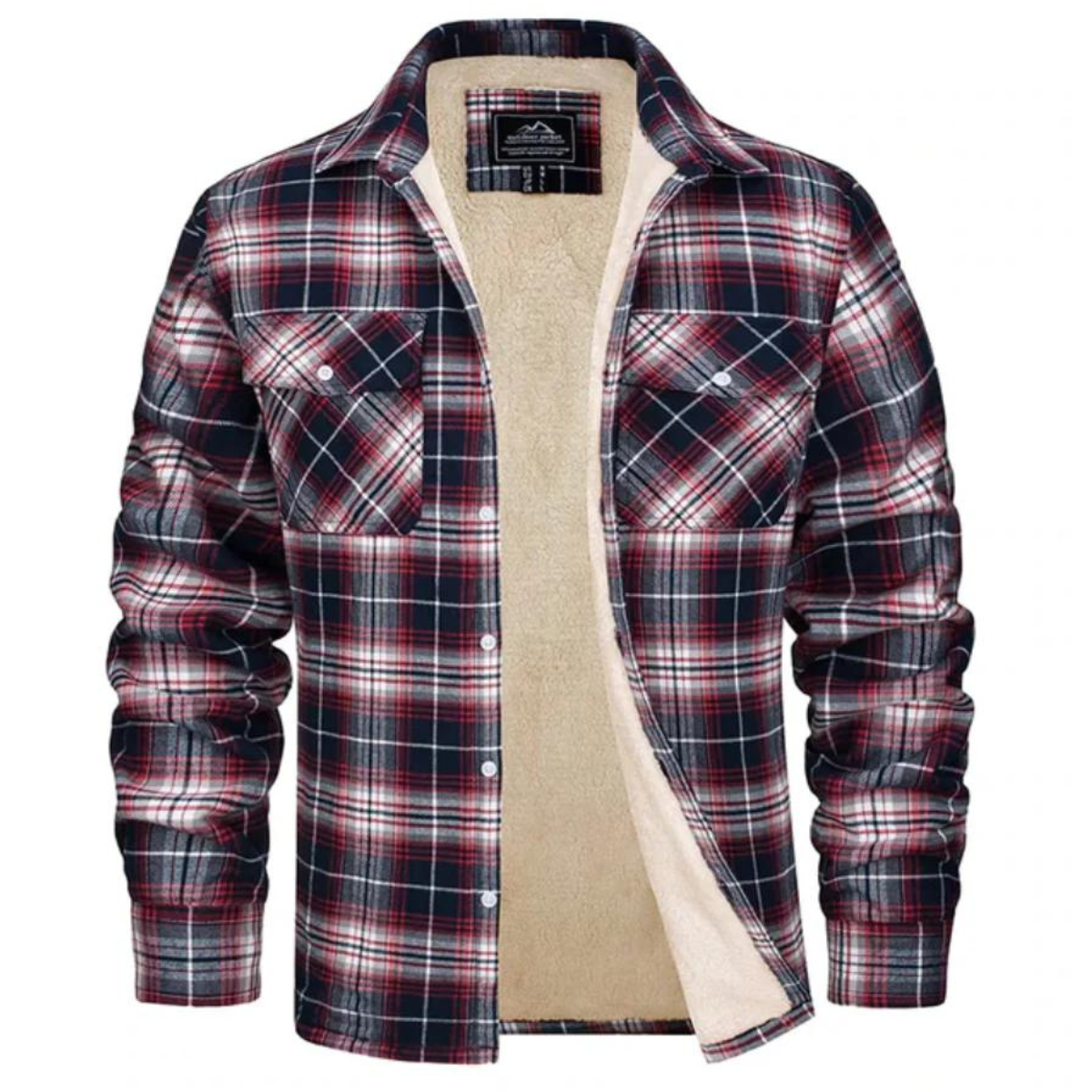 Chaqueta de Cuadros Forrada de Forro Polar VierraSol