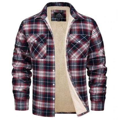 Chaqueta de Cuadros Forrada de Forro Polar VierraSol