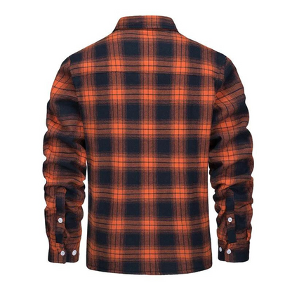 Chaqueta de Cuadros Forrada de Forro Polar VierraSol