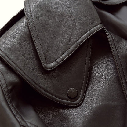 Chaqueta de cuero para mujer