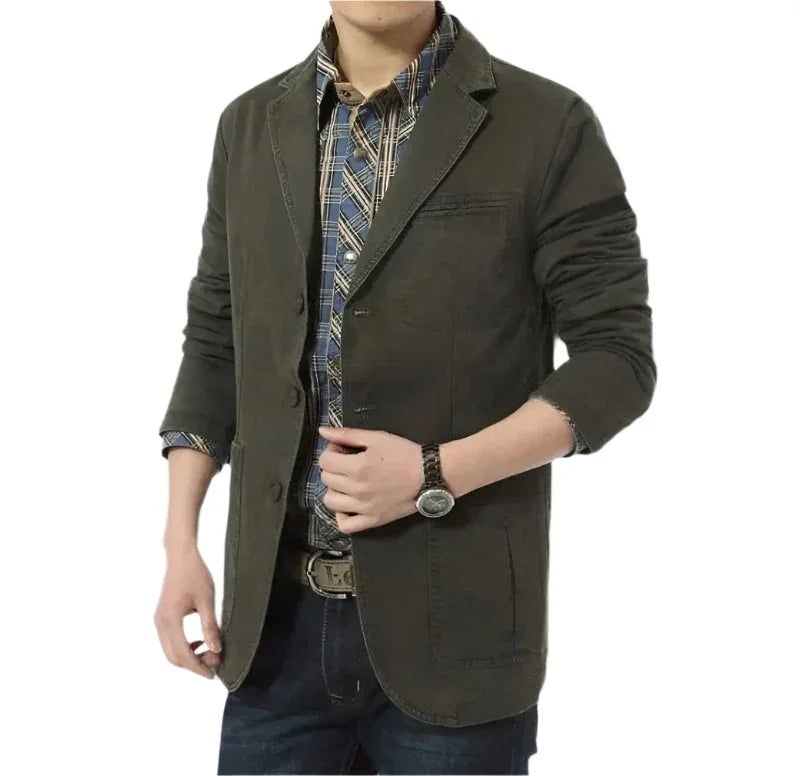 Chaqueta de estilo casual vintage para hombre