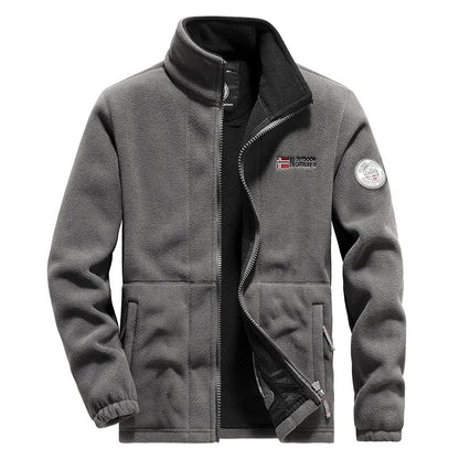 Chaqueta de forro polar gruesa para hombre – Cálida y resistente