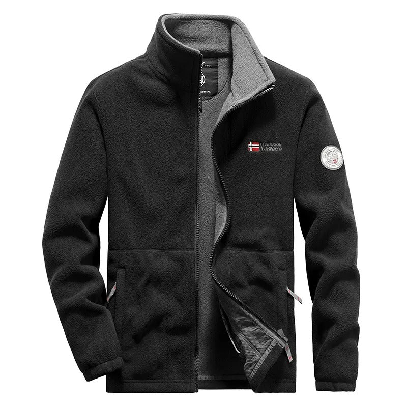 Chaqueta de forro polar gruesa para hombre – Cálida y resistente