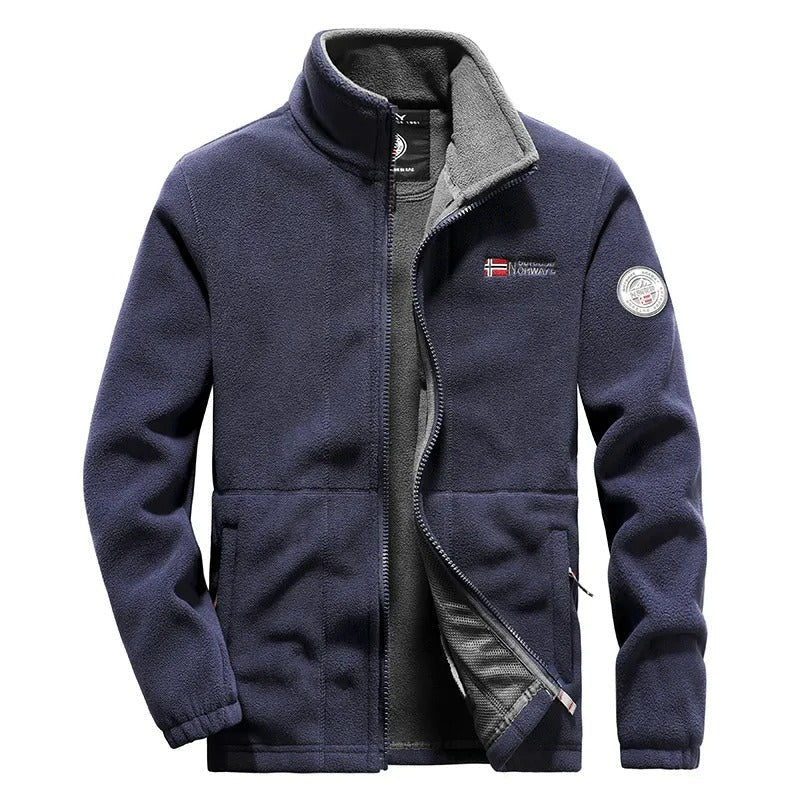 Chaqueta de forro polar gruesa para hombre – Cálida y resistente