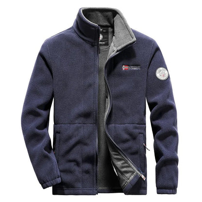 Chaqueta de forro polar gruesa para hombre – Cálida y resistente