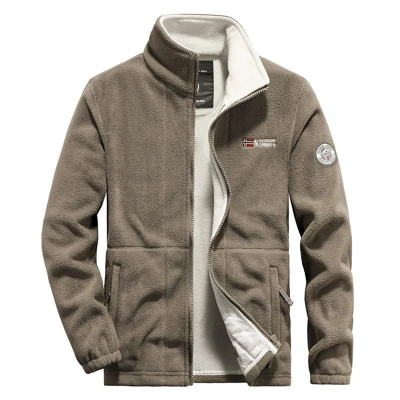 Chaqueta de forro polar gruesa para hombre – Cálida y resistente
