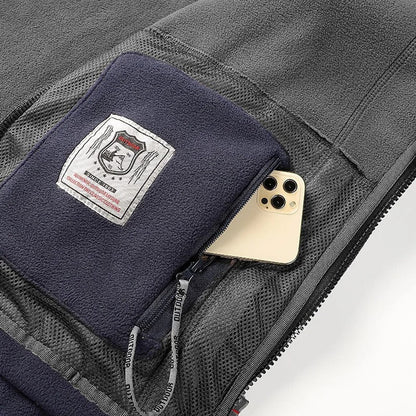 Chaqueta de forro polar gruesa para hombre – Cálida y resistente