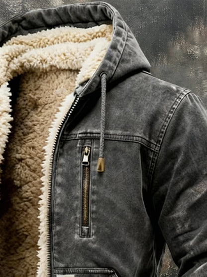 Chaqueta de hombre robusta y cálida con corte cómodo