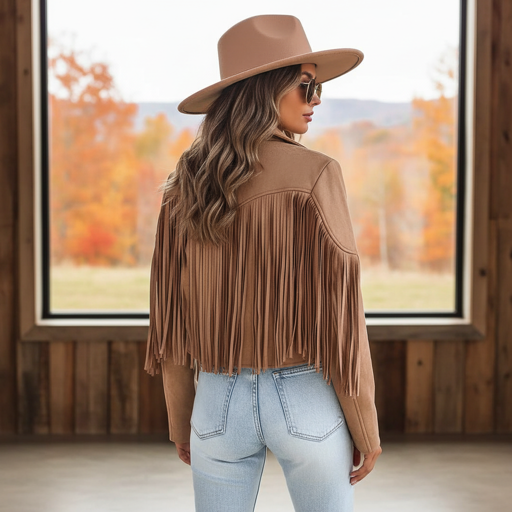 Chaqueta de inspiración wéstern