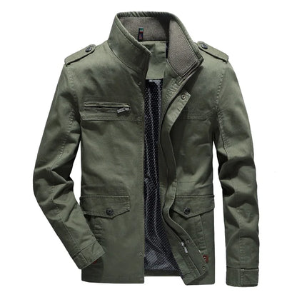 Chaqueta de otoño estilo cargo para hombre