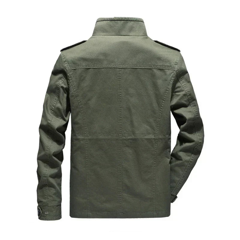 Chaqueta de otoño estilo cargo para hombre