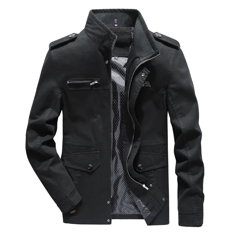 Chaqueta de otoño estilo cargo para hombre