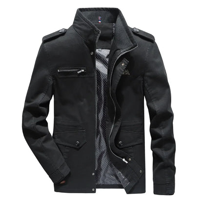 Chaqueta de otoño estilo cargo para hombre