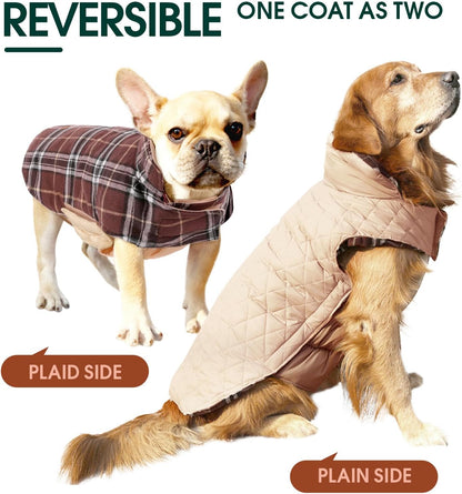 Chaqueta de Perro Impermeable y Acogedora – Abrigo de Invierno en Estilo Británico