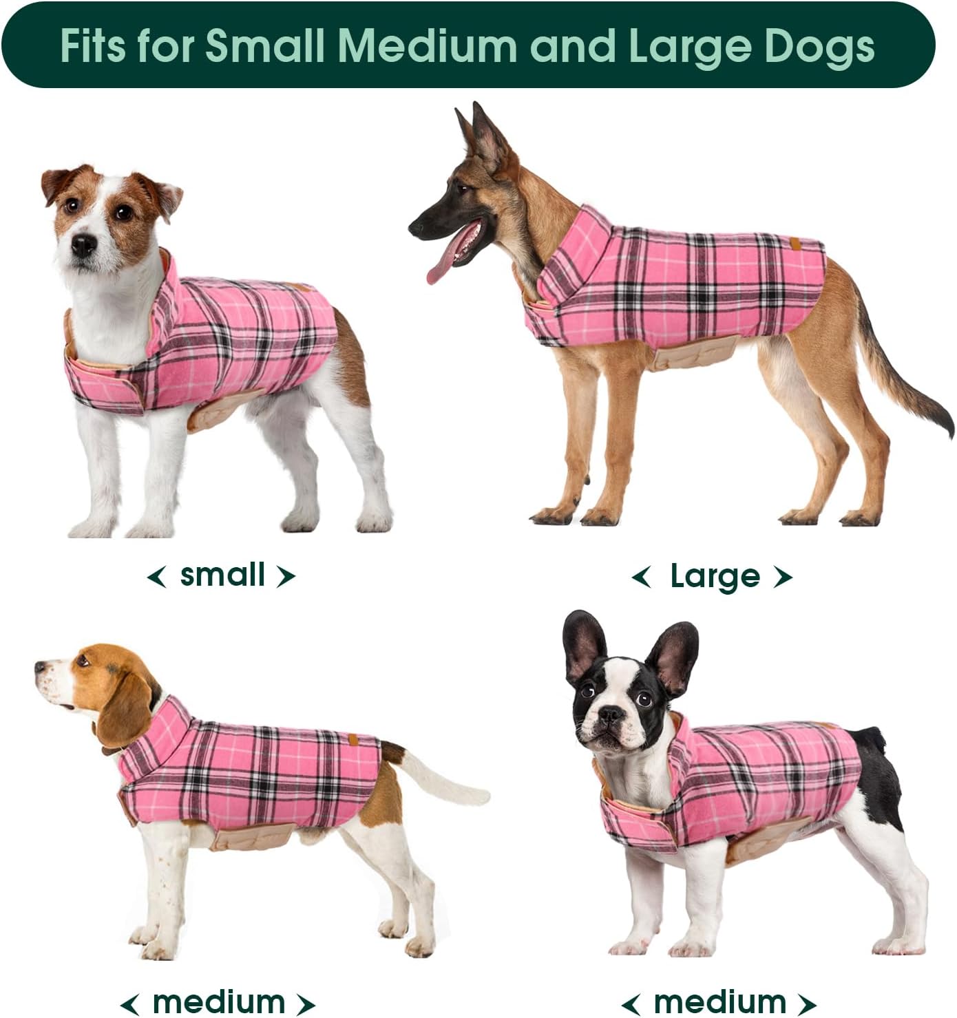 Chaqueta de Perro Impermeable y Acogedora – Abrigo de Invierno en Estilo Británico
