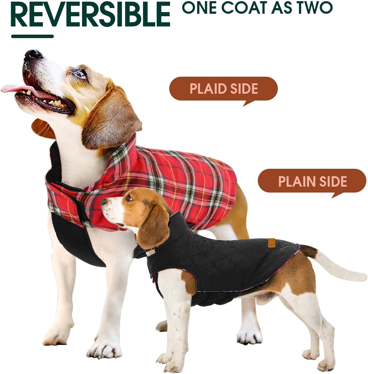 Chaqueta de Perro Impermeable y Acogedora – Abrigo de Invierno en Estilo Británico