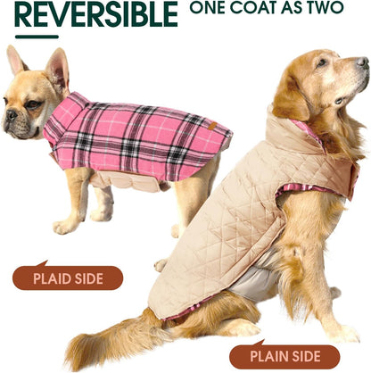 Chaqueta de Perro Impermeable y Acogedora – Abrigo de Invierno en Estilo Británico