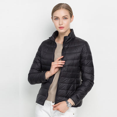 Chaqueta de plumas ultraligera para mujer