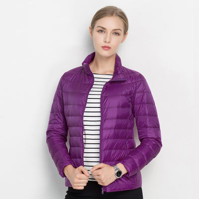 Chaqueta de plumas ultraligera para mujer