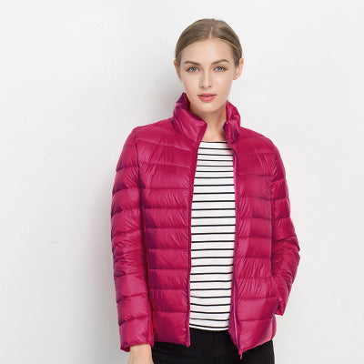 Chaqueta de plumas ultraligera para mujer