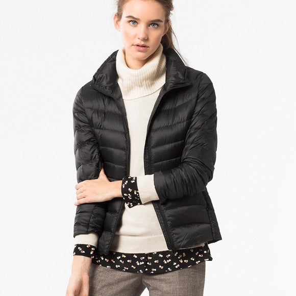 Chaqueta de plumas ultraligera para mujer