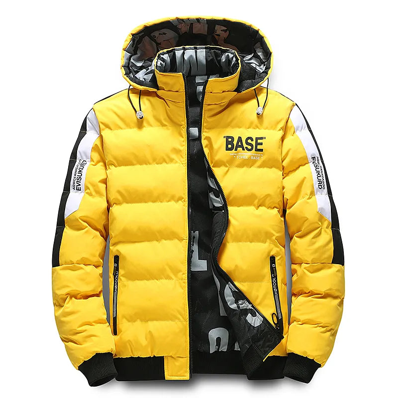 Chaqueta de plumón cálida de invierno para hombre - lista para la temporada de invierno
