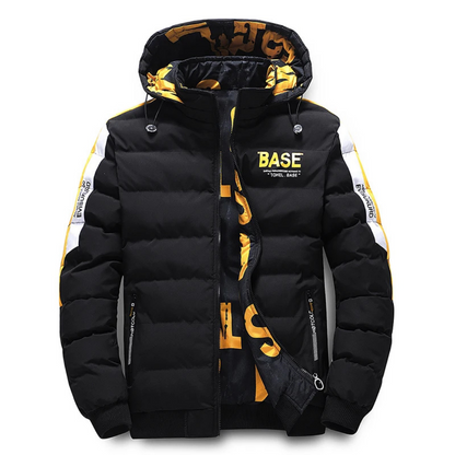 Chaqueta de plumón cálida de invierno para hombre - lista para la temporada de invierno