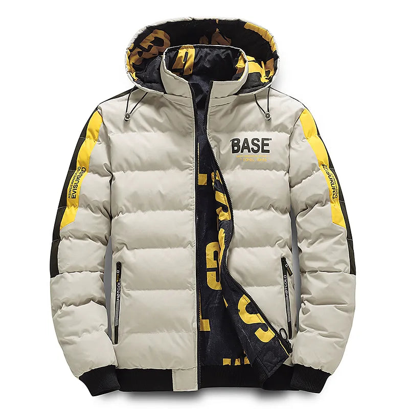 Chaqueta de plumón cálida de invierno para hombre - lista para la temporada de invierno