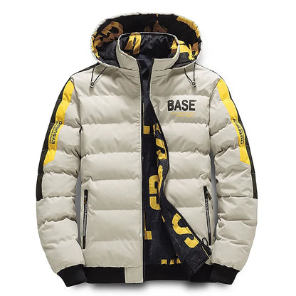 Chaqueta de plumón cálida de invierno para hombre - lista para la temporada de invierno