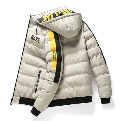 Chaqueta de plumón cálida de invierno para hombre - lista para la temporada de invierno