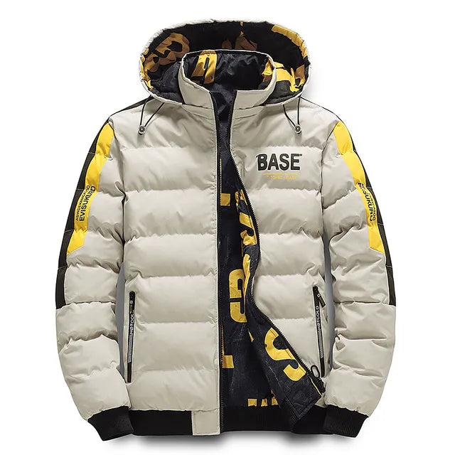 Chaqueta de plumón cálida de invierno para hombre - lista para la temporada de invierno