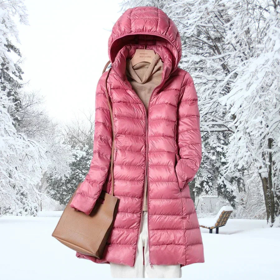 Chaqueta de plumón ultraligera para otoño