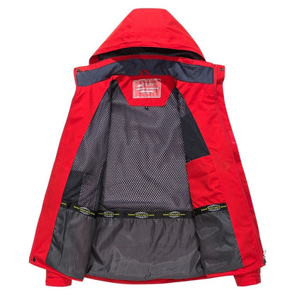 Chaqueta de senderismo impermeable para hombre