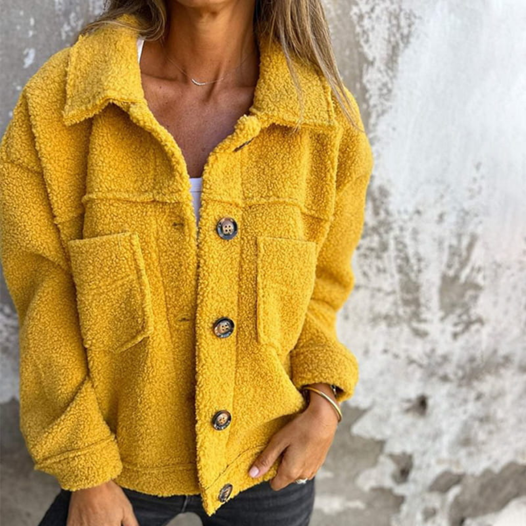 Chaqueta elegante de otoño con ajuste estilizado