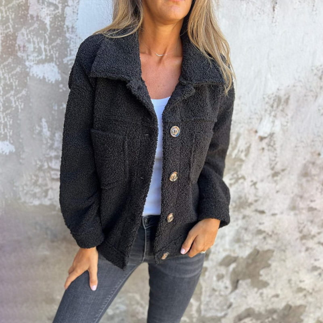 Chaqueta elegante de otoño con ajuste estilizado