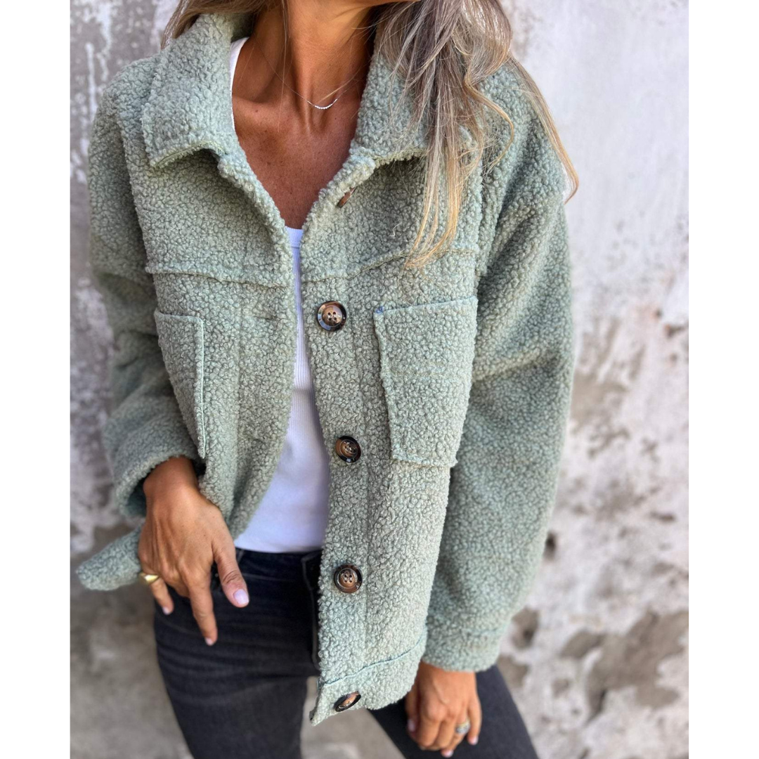 Chaqueta elegante de otoño con ajuste estilizado